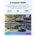 VIOFO A229 Plus Duo GPS Cameră auto DVR duală Quad HD 2K HDR Wi-Fi cu senzori de imagine Sony